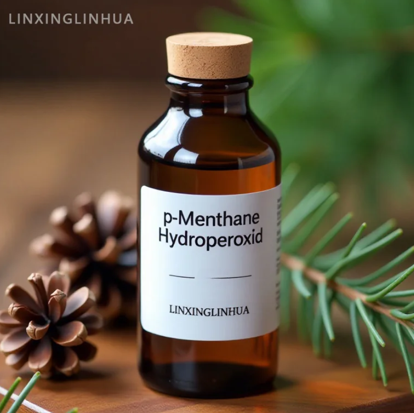 Laboratory handling P-Menthane Hydroperoxide safely with PPE and proper equipment